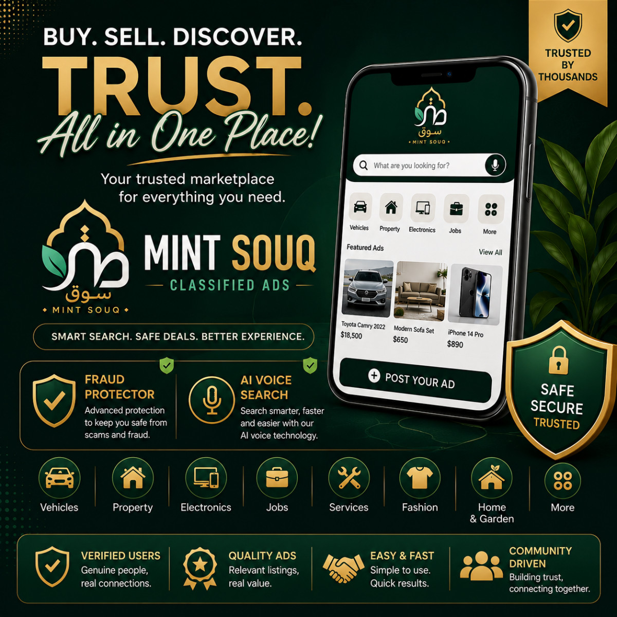The First AI-Powered Fraud-Protected Marketplace