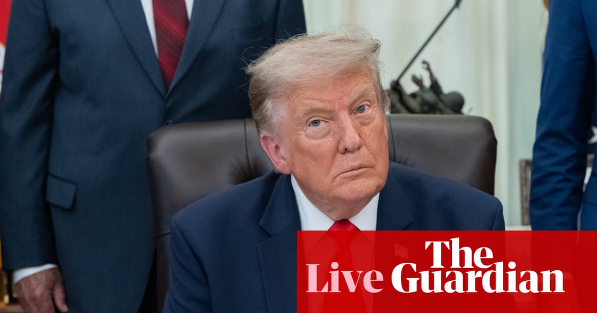 Democrats hit back at Trump after president floats changing name of New Mexico to ‘New America’ - US politics live